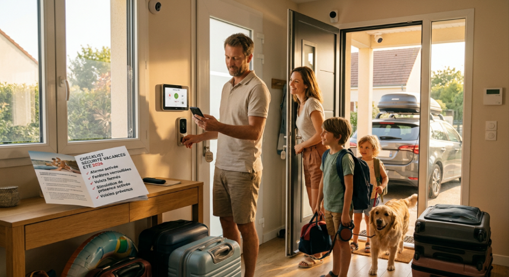 Sécuriser sa maison avant l’été : le guide complet 2026 pour partir en vacances l’esprit tranquille